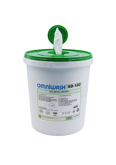 Omniwash Sd-102 Limon Kolonyalı Hijyenik Mendil 350 Adet