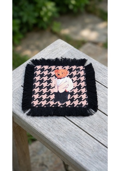 Heritage Houndstooth Kokteyl Peçetesi
