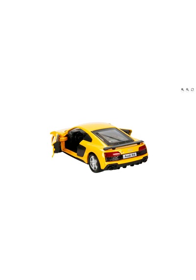 1:32 Rmz City Avrupa Serisi Die Cast Çek Bırak Model Araba - Sarı Audi R8 Coupe