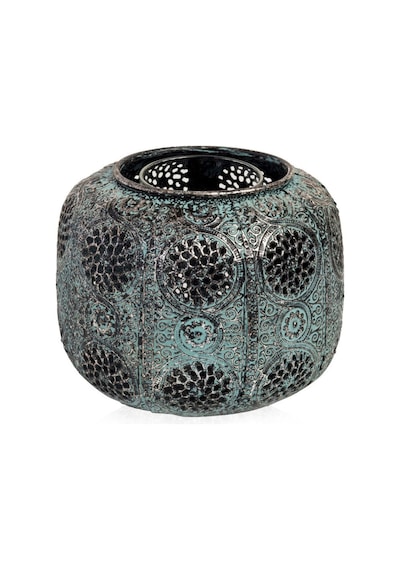 Pasabahce Ajur Metal Tealight Mumluk L Turkuaz - 1 Adet