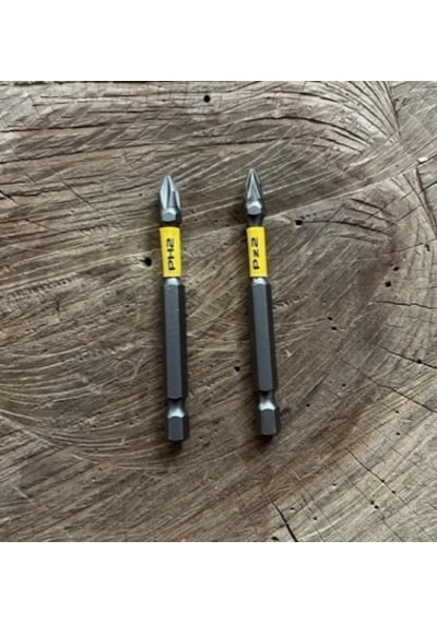 AZM PZ2 MIKNATISLI YILDIZ BİTS UÇ PH2 UÇ VİDA SIKMA UCU 2PCS 50MM