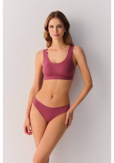 Suwen Softly Secret Invisible Dikişsiz String Külot Sw4039142 Gül Rengi