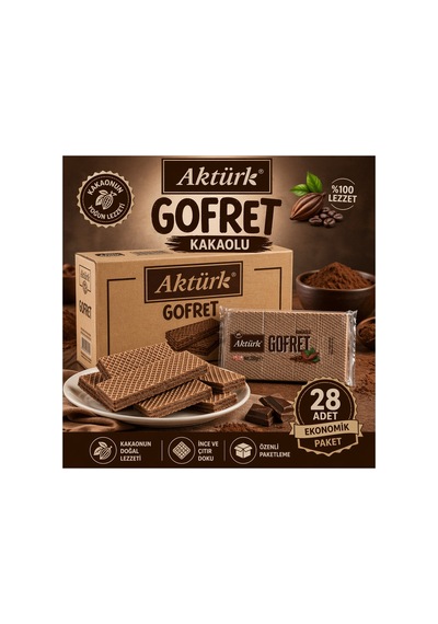 Kakaolu Gofret 200gr 28 Adet