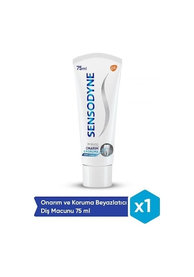 Sensodyne Beyazlatıcı Onarım & Koruma Derin Onarım Diş Macunu 75 ML