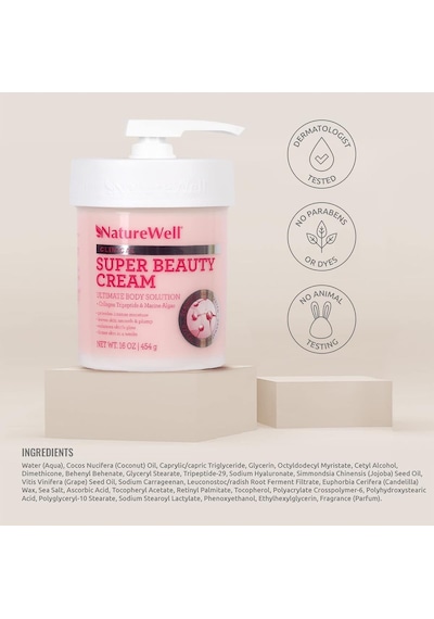 Nature Well Super Beauty Yüz ve Vücut Kremi 454GR