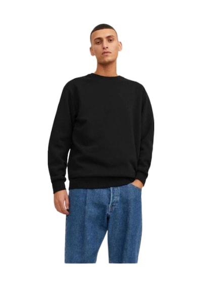 Jack & Jones Jack&Jones 12249341 - Bisiklet Yaka Erkek Sweatshirt Siyah