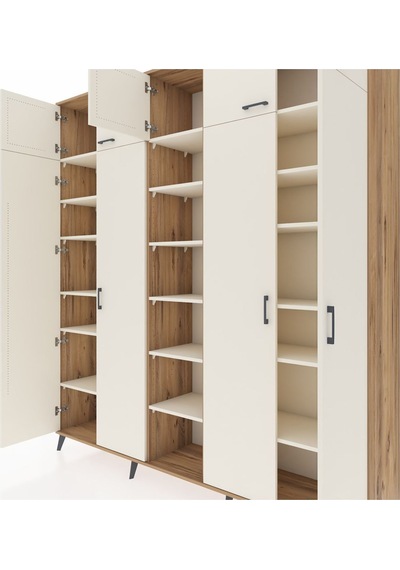 Hyperion Dolap 18 Raflı 9 Kapaklı 220x44x243 Çam-aytaşı/aytaşı Aytası/aytası Hyperion Dolap 18 Raflı 9 Kapaklı 220x44x243 Çam-aytaşı/aytaşı Aytası/aytası