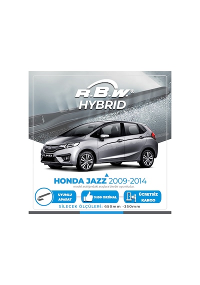 Honda Jazz Ön Silecek Takımı (2009-2014) RBW Hibrit