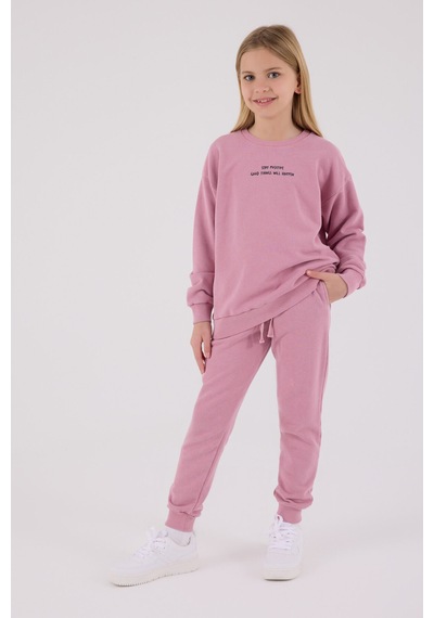 Rolypoly Kız Çocuk Pembe Eşofman Takımı Rp3693-c-v1 Pembe