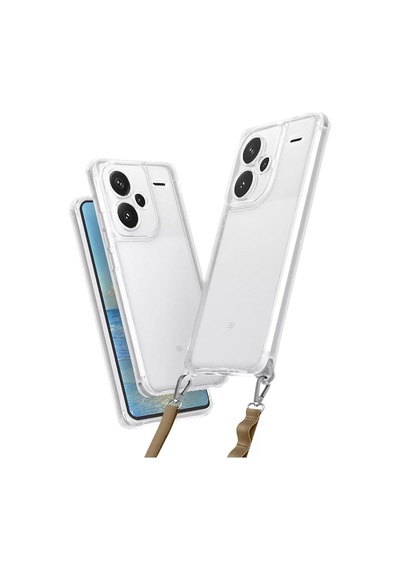 Newface Xiaomi Redmi Note 13 Pro Plus Kılıf Penta Silikon Kılıf - Şeffaf