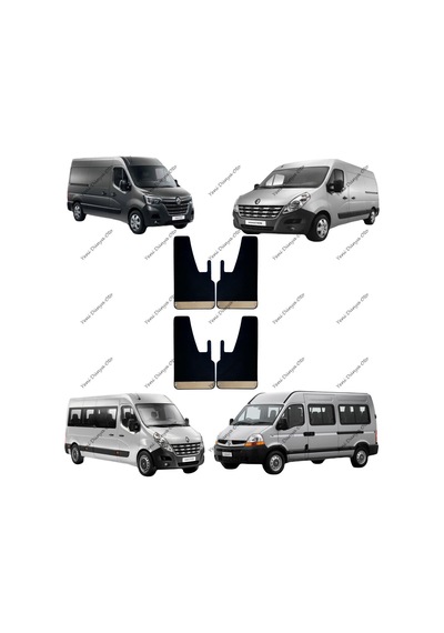 Renault Master 4lü Krom Paçalık, Çamurluk, Tozluk REN0SX030