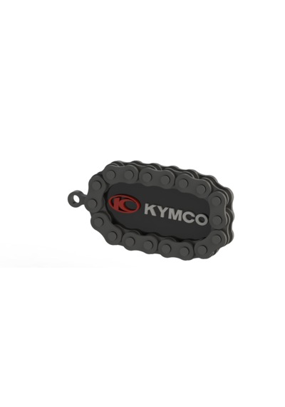 Kymco Markalı Motosiklet İçin Anahtarlık Siyah - Kırmızı