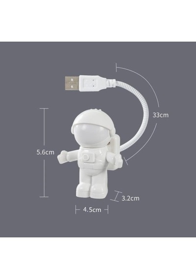 Mey İthalat Astronot Usb Gece Lambası Çok Renkli