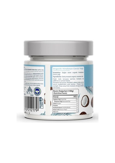 Lexroo Og Organik Hindistan Cevizi Yağı 170 Gr