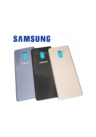 Axya Samsung Uyumlu A8 Plus 2018 A730 Arka Pil Batarya Kapak Cam