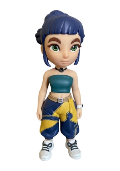 Kpop Zoey Figürü 3d Baskı Boyama Seti