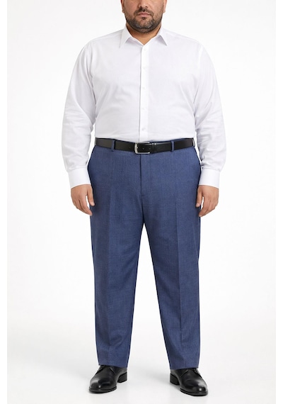 Classics Men Caserta Büyük Beden Erkek Kumaş Pantolon - 7561 Mavi