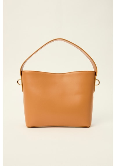 Ted Baker Düz Cilt Mini El Çantası Taba