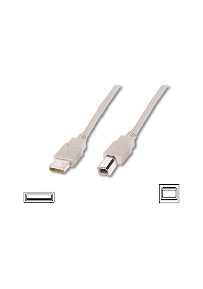 Digitus AK-300102-030-E Usb2.0 Bej Yazıcı (3m)