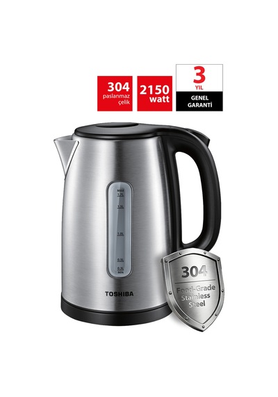 Toshiba KT-17SH1WCIS S 1.7 L Paslanmaz Çelik Su Isıtıcı Kettle