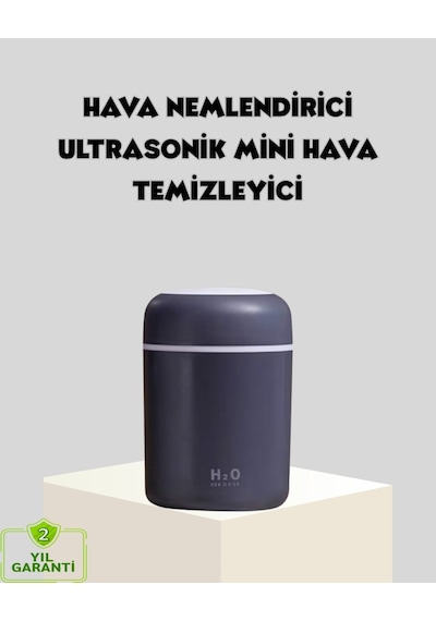 Led Işıklı Usb Nemlendirici - Sürekli Ve Aralıklı Püskürtme Modu Renkli