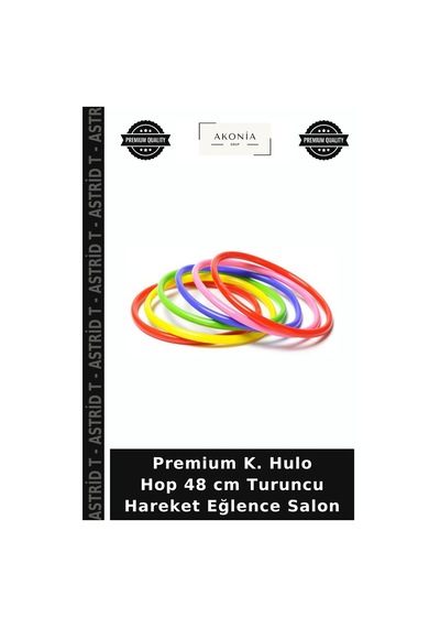 Premium K. Hulo Hop 48 Cm Turuncu Hareket Eğlence Salon