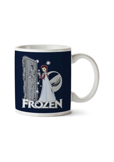 Frozen Star Wars Han Solo Carbonite İki Tarafı Baskılı Kupa Bardak Çok Renkli