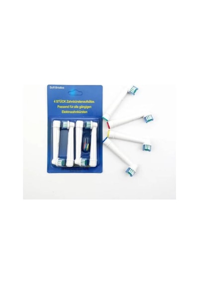 4'lü Yedek Başlık Oral-B Braun Uyumlu