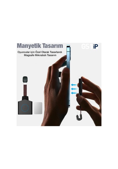 Plextone Gs1ip İphone Mıknatıslı Lightning To Lightning Kulaklık + Hızlı Şar - Karbul4115-1 Siyah