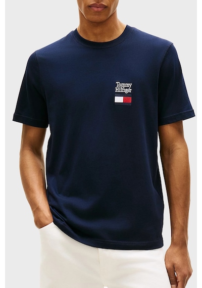 Tommy Hilfiger Erkek T Shirt Mw0mw42367 Dw5 Lacivert