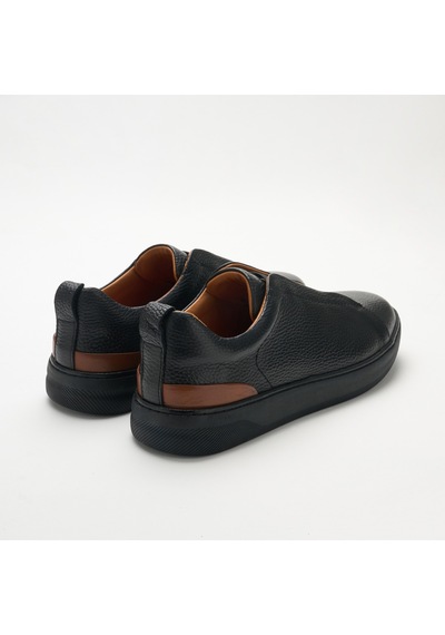 Black Floater + Tan Bambi Sneaker Erkek Ka-26y-alfa7702 John May Siyah