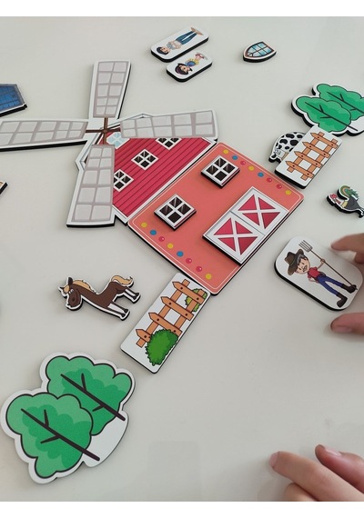 35 Parça Ahşap Hayal Dünyam Puzzle