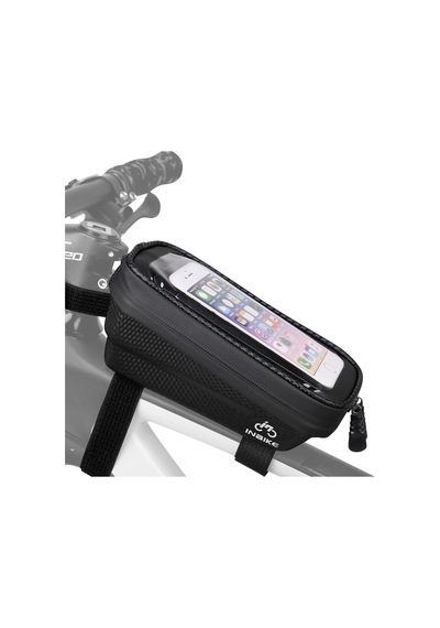 Padalink Inbıke Dayanıklı Eva Malzeme Bisiklet Çantası, Tpu Dokunmatik Ekranlı, Su Geçirmez, Gece Güvenliği Sağlayan Reflektif Şeritli. Siyah