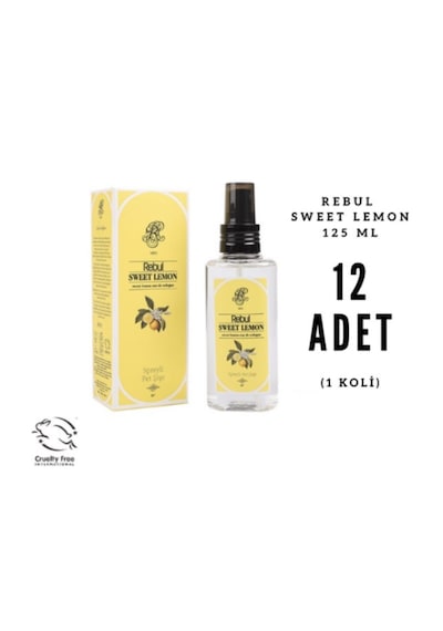 Rebul Sweet Lemon Sprey Kolonya 12 x 125 ML