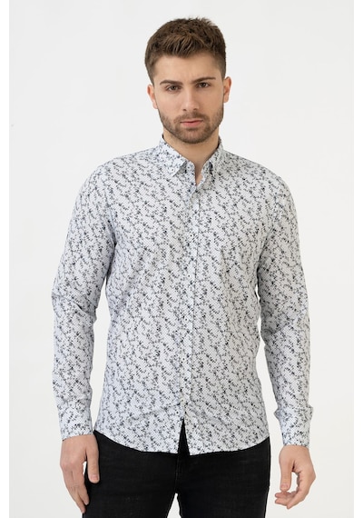 White Stone Cuenca G2320 Regular Fit Pamuklu Gömlek Desenli 2xl Çok Renkli