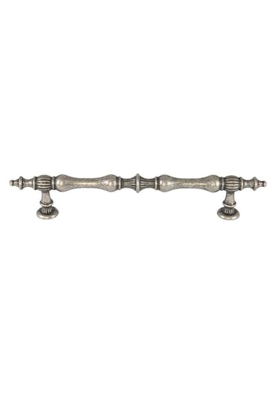 Gürçay Şehzade Kulp Antik Gümüş 128Mm 2 Adet