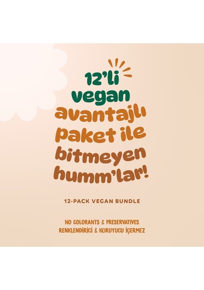 Organik Tatlı & Tuzlu Aile Boy Atıştırmalık Paketi - 12 Adet 5 Çeşit 460 G