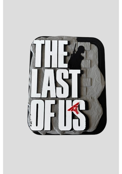 The Last Of Us 3d Duvar Dekoru 17.5 Cm Yüksekliginde Logo Figür Premium Koleksiyon Parça 17.5 Cm