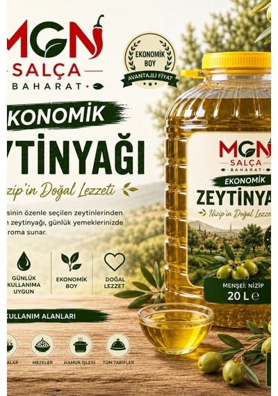 Ekonomik Nizip Zeytinyağı 20 Litre