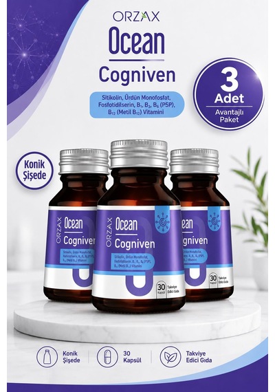 Ocean Cogniven 30 Kapsül 3 Adet