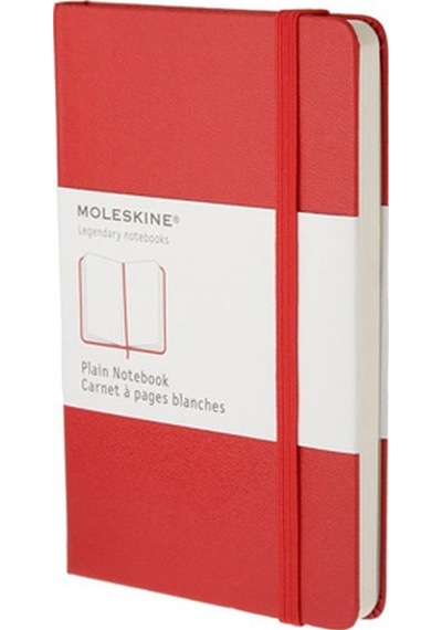 Moleskine 13X21 Sert Düz Kırmızı Butik Defter