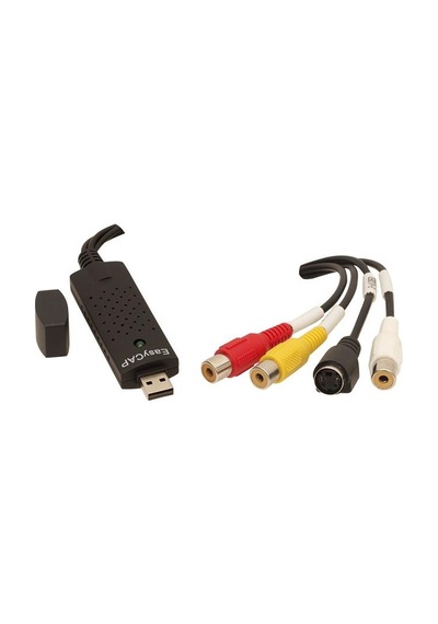 Powermaster Rca Analog S-video Ses Capture Card 720p Easycap Usb 2.0