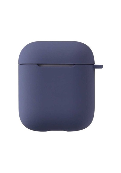 Apple AirPods Uyumlu Kılıf Zore Airbag 11 Silikon Lacivert