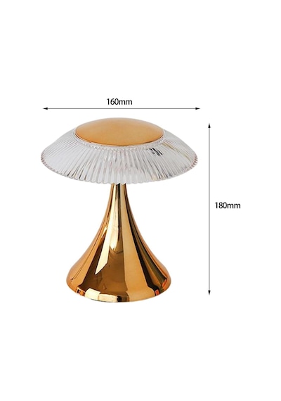 Lw-31 Gold Abajur Karistal Elmas Masa Lambası Romantik Akrilik Led Gece Lambası Beyaz