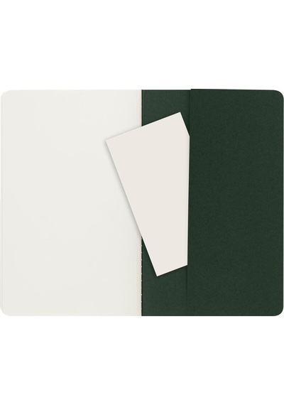 Moleskine Çizgisiz Cahier Not Defteri 3'lü Set L Boy Mersin Yeşili Yeşil