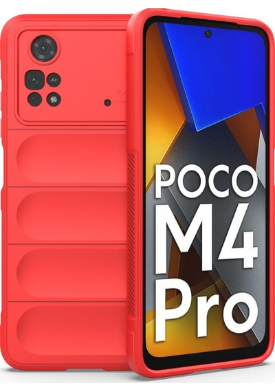 Xiaomi Poco M4 Pro 4g Uyumlu Kılıf Optimum Silikon - Kırmızı