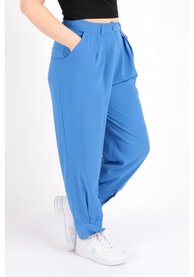 Puane 18160 Kadın Pantolon Ss 18160-66-R0307 Mavi