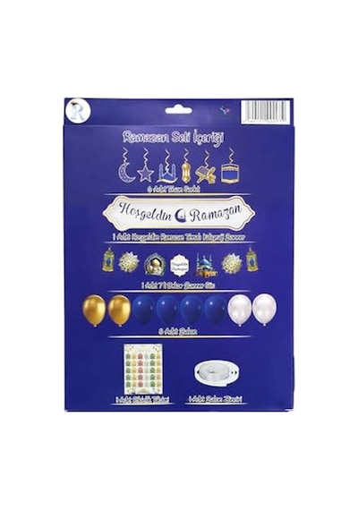 Ramazan Desenli Tuval Etkinlik Boyama Ramazan Süsleri, Ramazan Süsü, Ramazan Süslemeleri 20-20 Cm