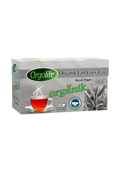 Orgalife Organik Earl Grey Çay Süzen Poşet 20 x 2 G