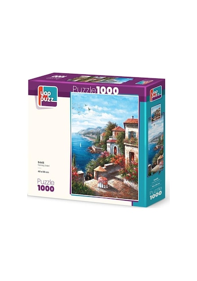 Yamaç Evleri Ve Kuğu Gölü İkili Set - 1000 + 500 Parça İkili Puzzle Seti